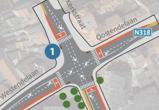 Kruispunt Gemeentehuis