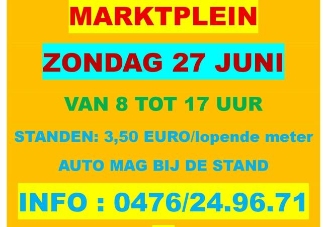 mooie rommelmarkt te middelkerke op zaterdag 27 juni © vzw middelkerke united