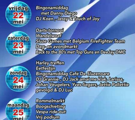Sluze Kermesse 2026 - volledig programma © Sluzekermesse
